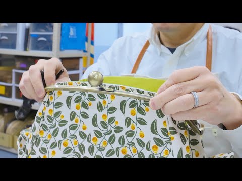 Видео: Процесс изготовления Сумки с металлической застежкой! Удивительное мастерство!