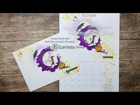 Видео: «Пенелопа находит октябрь» Джо Райс #laviniastamps #calendar #cardmakingvideo