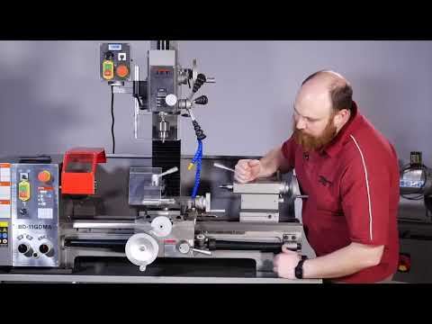 Видео: Токарно-фрезерний верстат Jet BD-11GDMA