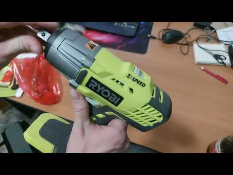 Видео: Гайковерт Ryobi ONE+ R18IW3-120S