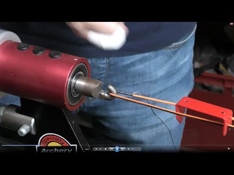 Видео: Изготовление тетивы на блочный лук