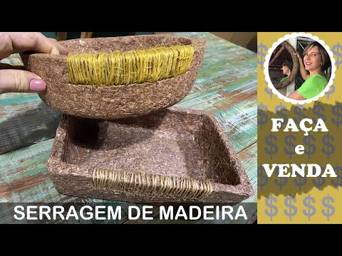 Видео: Сделай сам - Как сделать корзины из древесных опилок