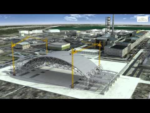 Видео: Строительство второго саркофага Чернобыль