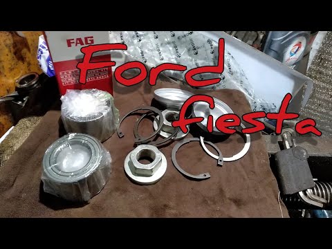 Видео: Ford fiesta. Задние подшипники