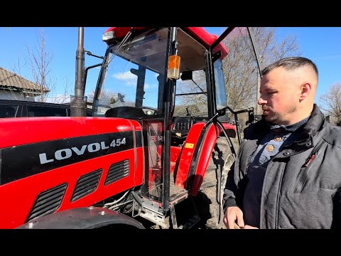 Видео: Огляд трактора Lovol 454. Ефект агроволокна після нічного морозу - 6