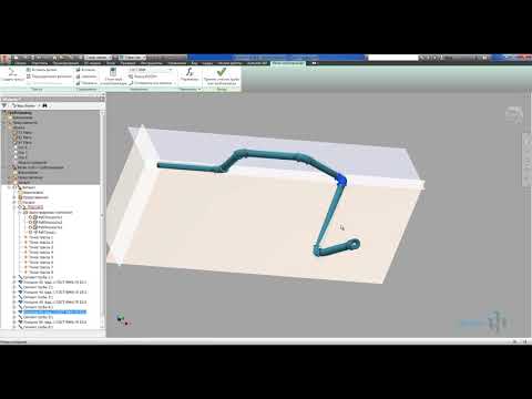 Видео: Создание трубопроводов с элементами по ГОСТу в Autodesk Inventor