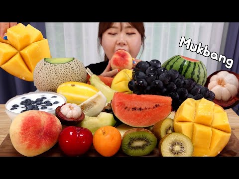 Видео: Mukbang | 🥝🍉🍑🍇🍈 Различные летние фрукты, популярные в Корее! ASMR