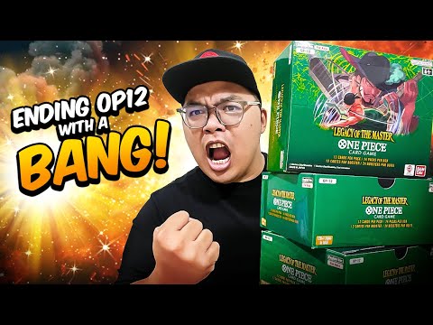 Видео: Конец OP12: Наследие Мастера. Открытие трёх бустеров One Piece TCG