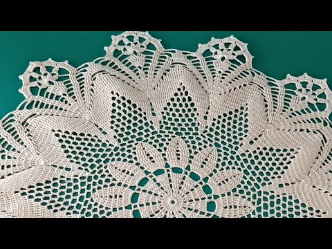 Видео: Очень красивая Салфетка. Третья часть. Крючок. Крючок для начинающих.