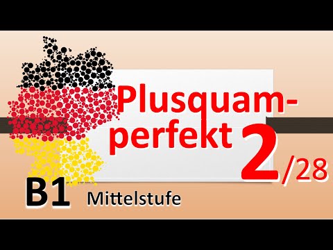 Видео: B1/B2 Plusquamperfekt в немецком. Самый понятный курс немецкого. #учитьнемецкий #deutschlernen