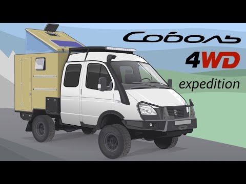 Видео: Обзор ГАЗ Соболь 4х4. Подготовка внедорожного автодома для путешествий 2021