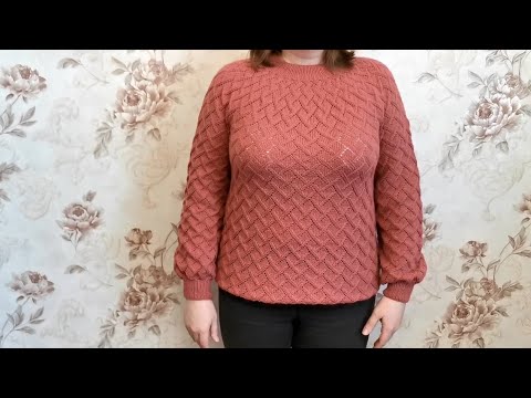 Видео: Ажурный джемпер спицами на круглой кокетке по собственной схеме, часть 3 - расчеты и расход пряжи