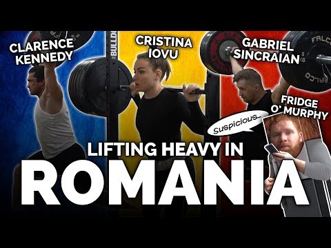 Видео: Поднятие тяжестей в Румынии — попытка толчка 220 кг