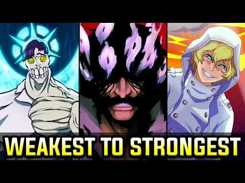 Видео: ВСЕ 27 Квинси Шрифтс в Bleach РЕЙТИНГОВАНЫ И ОБЪЯСНЕНЫ