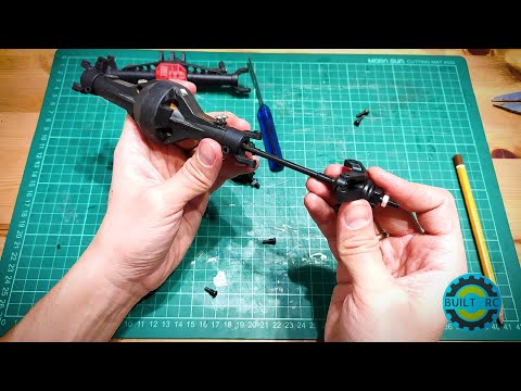 Видео: Доработка мостов scx10. Установка кулаков и ц-хабов от scx10-2 (ar44) | Built RC