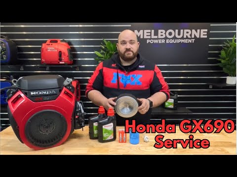 Видео: Обслуживание двигателя Honda GX690 V-Twin
