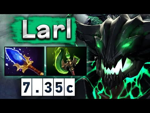 Видео: Ларл на ОД контрит вражеского керри - Larl Outworld Destroyer 7.35 DOTA 2