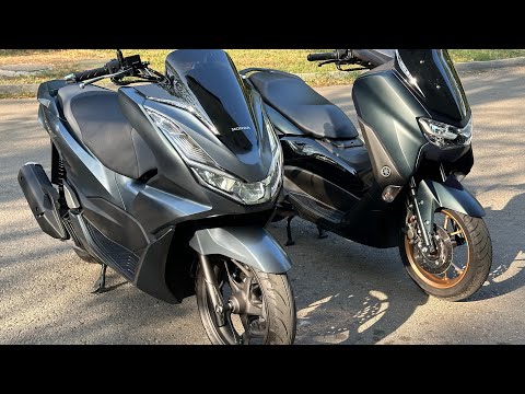 Видео: Сравнение Honda PCX 160 и Yamaha N-Max 125