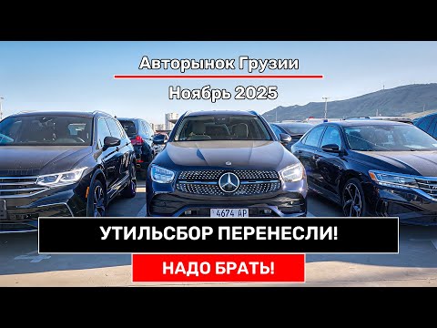 Видео: Авторынок Грузии | Утильсбор перенесли на ДЕКАБРЬ — надо брать сейчас!