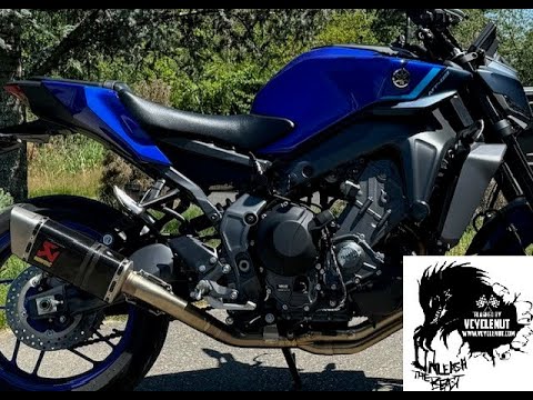 Видео: Тестирование/настройка полного выхлопа Yamaha MT09 Akrapovic 2024 года: результаты прошивки ЭБУ v...