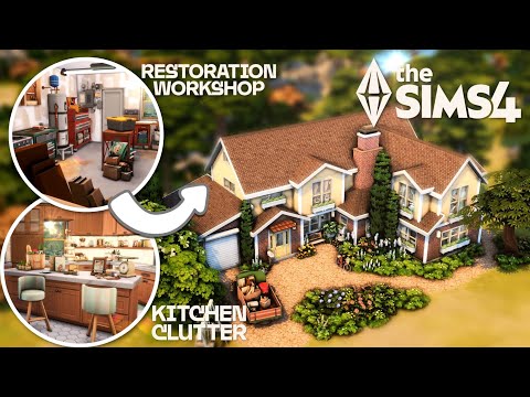 Видео: МАСТЕРСКАЯ ПО ​​РЕСТАВРАЦИИ И ХЛАМУ НА КУХНЕ || || The Sims 4 Быстрая сборка — БЕЗ CC