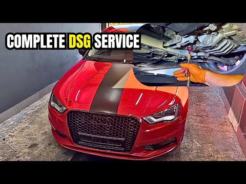 Видео: ПОЛНОЕ ОБСЛУЖИВАНИЕ КОРОБКИ ПЕРЕДАЧ DSG НА AUDI A3!