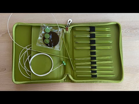 Видео: Набір тонких знімних спиць для в'язання. Китайські зелені спиці.