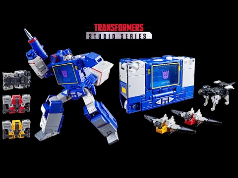 Видео: УТЕЧКА!!! Transformers Studio Series '86 SOUNDWAVE с BUZZSAW + LASERBEAK + RAVAGE ПЕРВЫЙ ВЗГЛЯД!