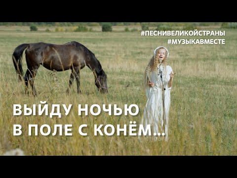 Видео: "ВЫЙДУ НОЧЬЮ В ПОЛЕ С КОНЁМ".  Поёт вся страна!  #Музыкавместе #ПесниВеликойСтраны