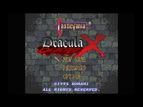 Видео: Super Nintendo Castlevania Dracula X Мультик-Заставка, Битва с Боссами