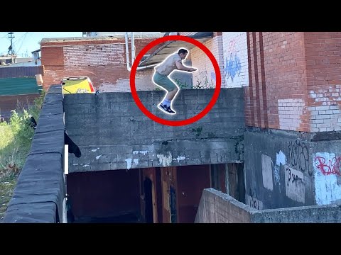 Видео: ЭТОТ ПРЫЖОК заставил меня понервничать… ПАРКУР ДЕНЬ НА УБОЙ / Неудачный Паркур