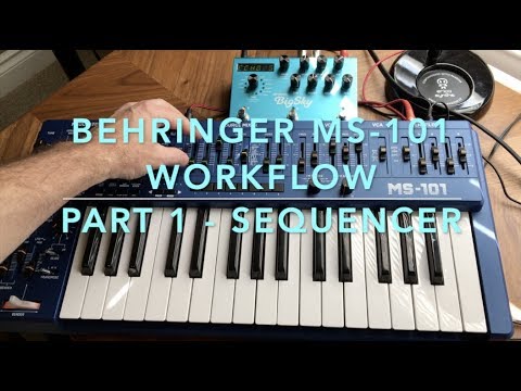 Видео: Учебное пособие по Behringer MS-1, MS-101 — секвенсирование
