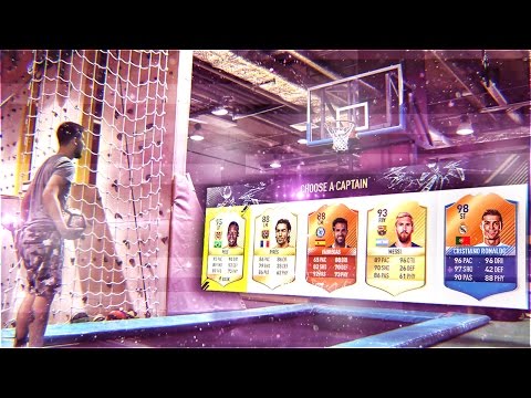 Видео: ФУТ-ДРАФТ В БАТУТНОМ ЦЕНТРЕ / FUT-DRAFT ON BATHTUES