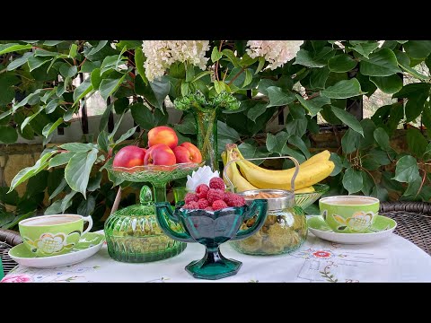 Видео: ЗЕЛЁНЫЙ! Наш чайный стол)