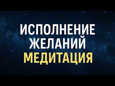 Видео: Доверься и ВСЁ ИСПОЛНИТСЯ! Сильная Медитация для Притяжения Желаний