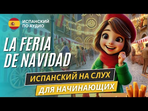 Видео: Рассказ на испанском "Рождественская ярмарка" для начинающих