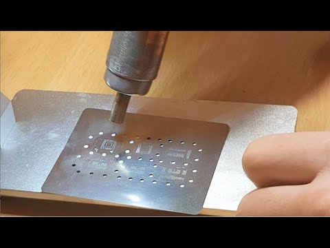 Видео: Реболл микросхемы EMMC. Перекатка шаров