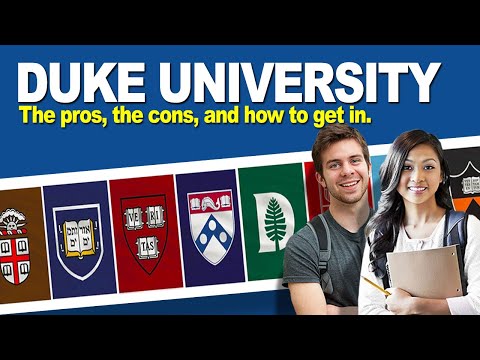 Видео: Университет Дьюка: плюсы, минусы и как поступить.