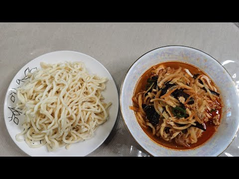 Видео: ЦАМПОН - горячая острая домашняя лапша