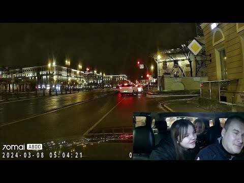 Видео: Девушка из Перми пристает к таксисту