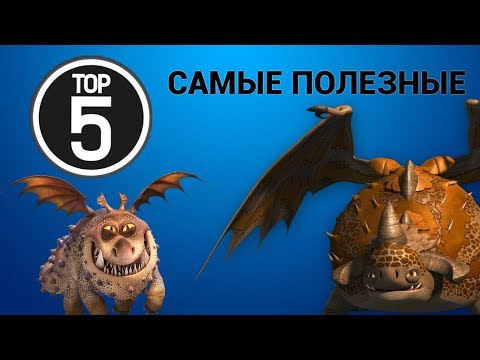Видео: ТОП-5 САМЫХ ПОЛЕЗНЫХ ДРАКОНОВ. Как Приручить Дракона