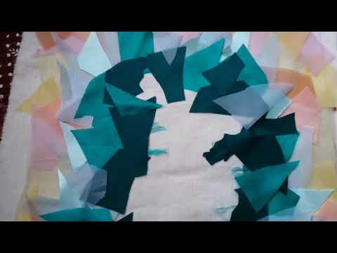 Видео: Букет из ромашек в технике пицца.