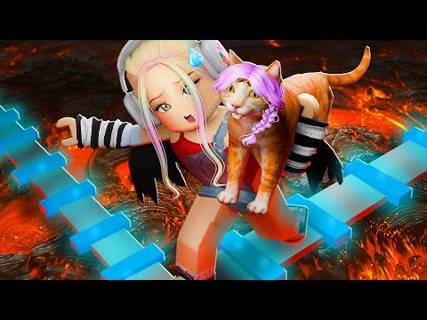 Видео: ОББИ НА ДВОИХ, НО Я КОШКА! Roblox Cat and Human