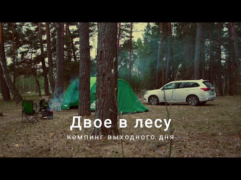 Видео: Двое в лесу | Iki nefer meşədə | Кемпинг выходного дня в Подмосковном лесу | Camping in forest