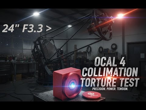 Видео: Тест на пытки Ocal 4....24" F3.3 Dobsonian