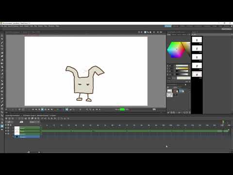 Видео: OpenToonz. Очень просто -  рисование, покадровая анимация, рендринг