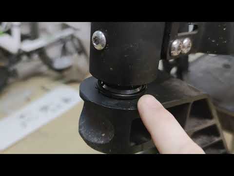 Видео: Kugoo G2 pro.  Установка резинового кольца.  Демпфер