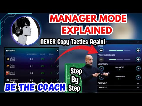 Видео: Режим менеджера FC Mobile 26: ОБЪЯСНЕНИЕ! Лучшие тактики и настройки, которые вы должны знать.