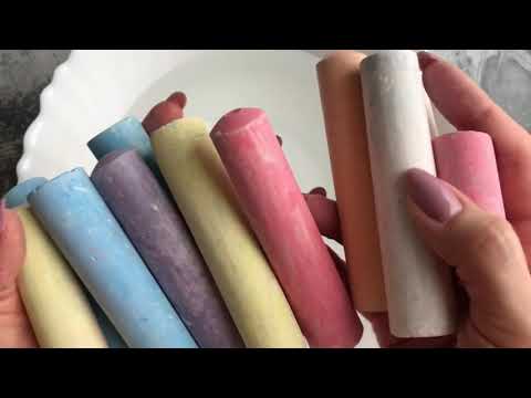 Видео: ASMR/CHALK/РЕЖУ МЕЛ