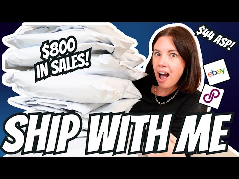Видео: Большие выходные распродаж Poshmark и eBay! Отправляйте мои заказы через меня — смотрите, что про...